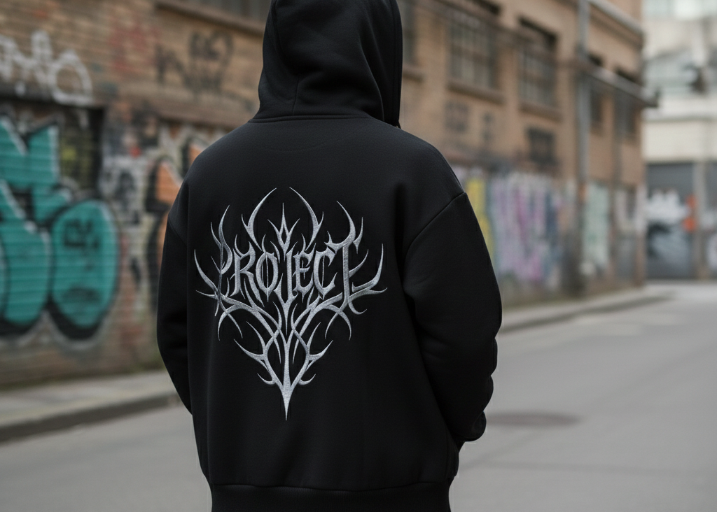 Roses Full-Zip Boxy Hoodie